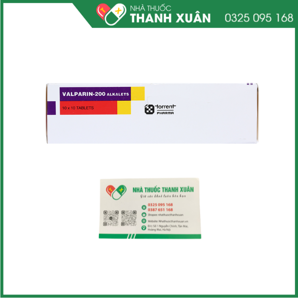 Valparin-200 Alkalets dùng trong các loại động kinh